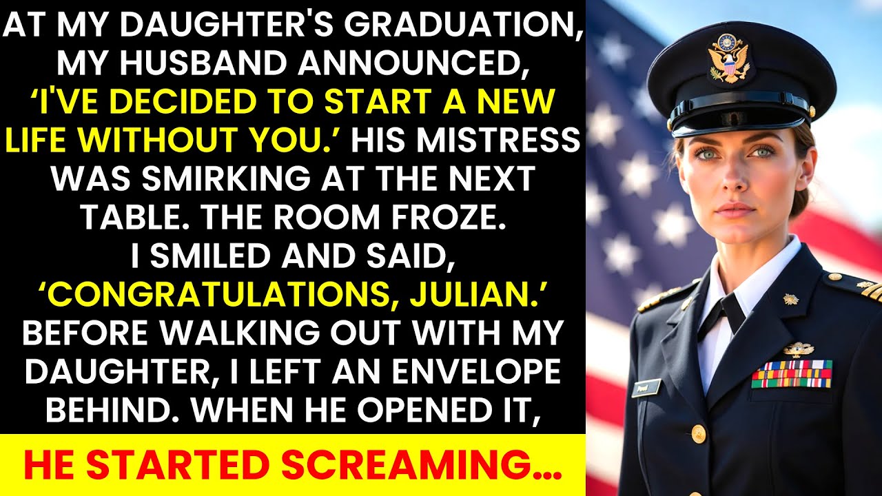 Husband Announced He Was Leaving Me At Our Daughter's Graduation, But Panicked When I...