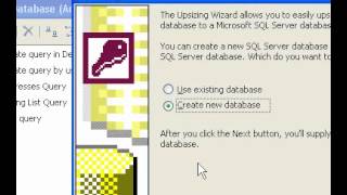 Microsoft Office Access 2003 Upsize a Microsoft Access database