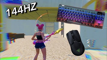 Steelseries Apex Pro TKL ASMR Chill😴Satisfying Fortnite Omnipoint Switch🤩| 144 FPS Smooth 4K| 🏆