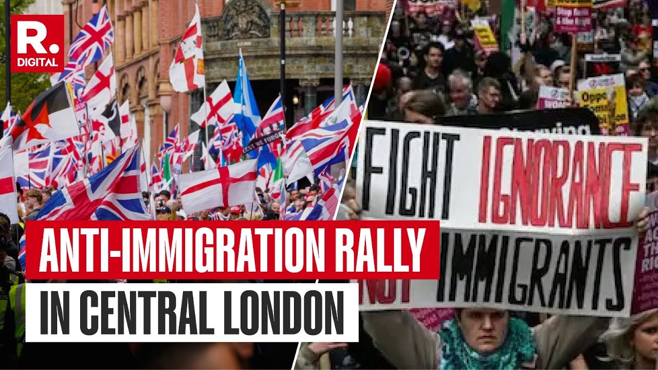 London News: Lakhs Join Anti-Immigration March In Central London | England| UK