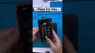 iPhone 11 to 17pro convert 🔥 #ytshorts