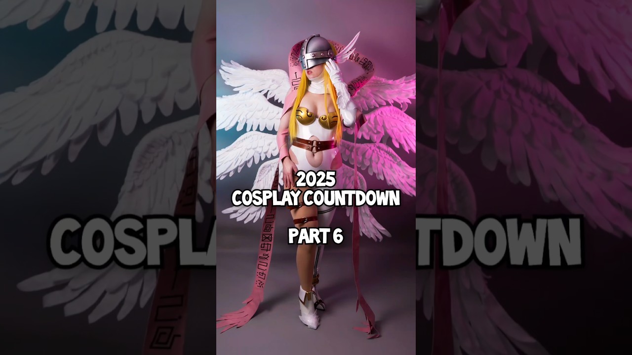 Cosplay Countdown Part 6- Angewomon from Digimon #2025recap #cosplay #anime