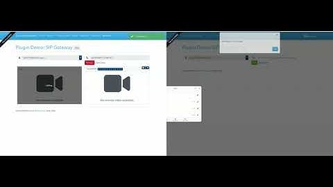 Two Janus WebRTC SIP clients in parallel