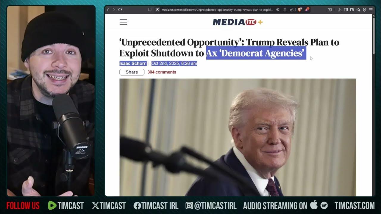 Democrats TRAPPED, Trump To CUT Democrat Agencies Amid Shutdown | Tim Pool
