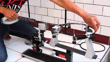 how to set the string of badminton racket
