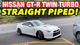 2009 Nissan GT-R 3.8L TWIN TURBO V6 DUAL EXHAUST w/ STRAIGHT PIPES! Feat. LAUNCH CONTROL!