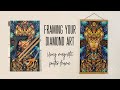 Tutorial - Framing a Diamond Painting With Magnetic Poster Frame