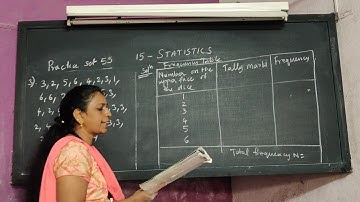 CHAPTER 15 : STATISTICS (STD 7) PRACTICE SET 55