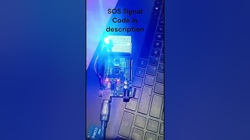 SOS  Signal with arduino! Code in description!
