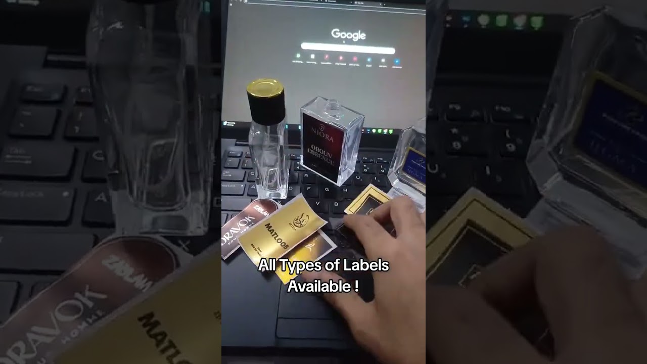 Perfumes all types of labels available #printingbusiness #fypシ゚viral #perfumetiktok #perfume