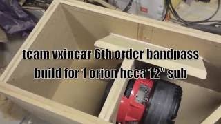 6Th Order Bandp Build For 1 Orion Hcca 12 Sub & 1X Orion Hcca 25001