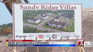 New affordable housing on Old Oxford Road in Durham