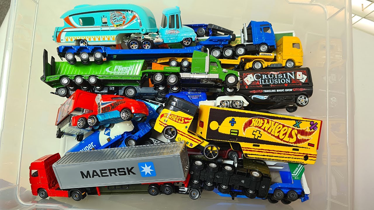 Various Miniature Alloy Model Trucks From The Box
