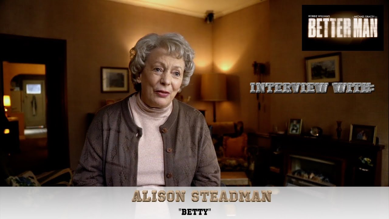 "Better Man" interview with Alison Steadman "Betty" - YouTube