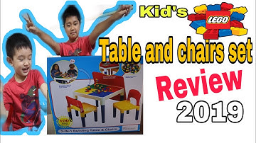 LEGO Table and chairs set Review/kid’s activity table/2in1 building  Table and chairs#LEGOTABLE