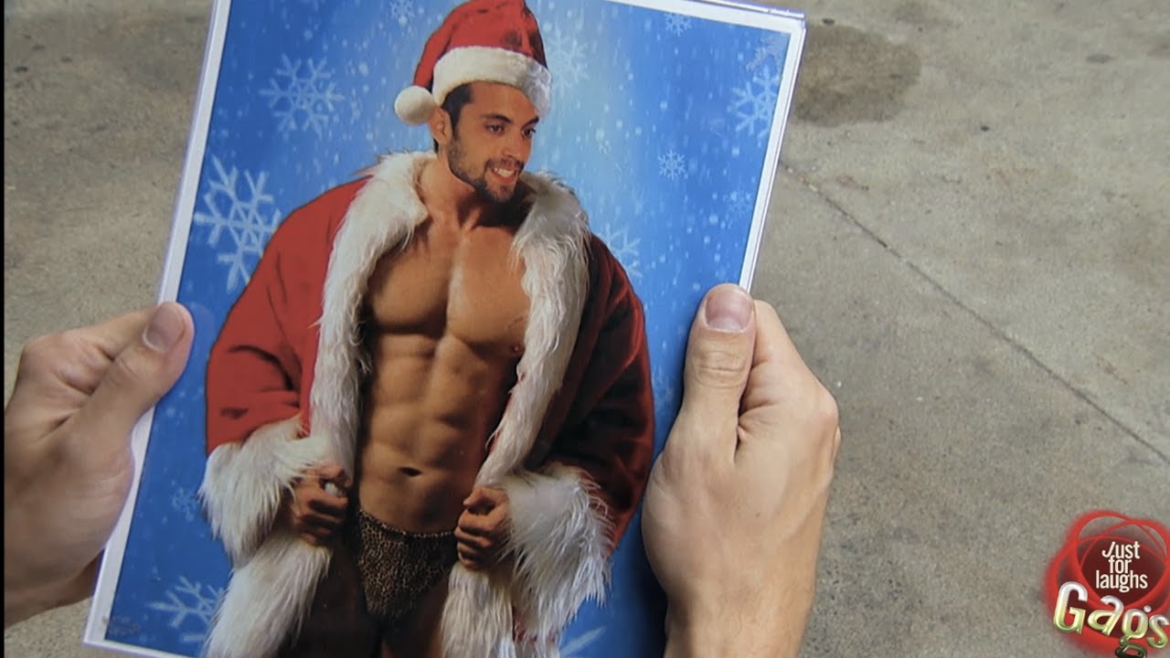 Sexy Santa Surprise Prank