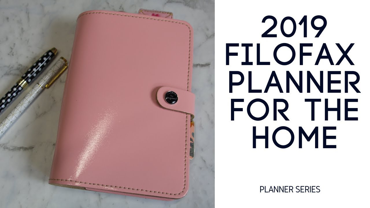 2019 Filofax Planner Set Up for the Home