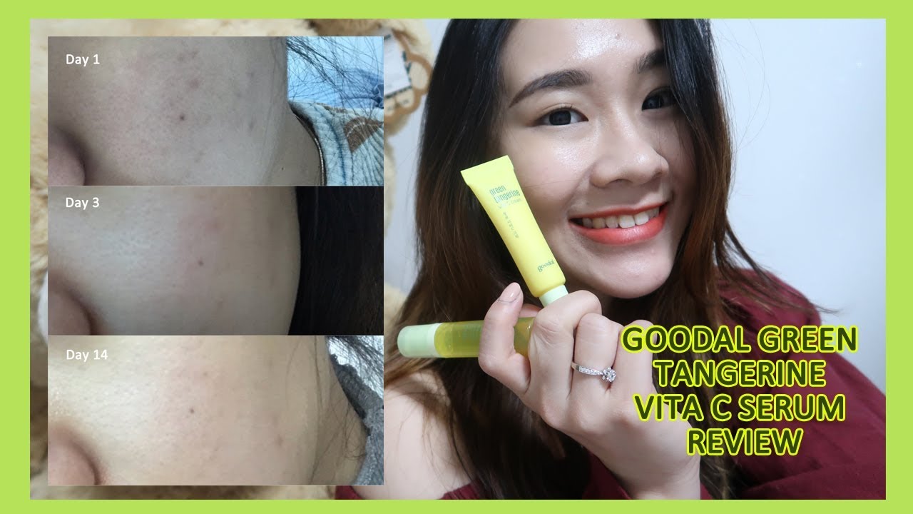 Goodal Green Tangerine Vita C Dark Spot Serum Review Stella Youtube