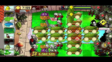 Plants vs. Zombies Puzzle - Last Stand Endless (Part 3: 12 cobs) - Flags 381 to 390
