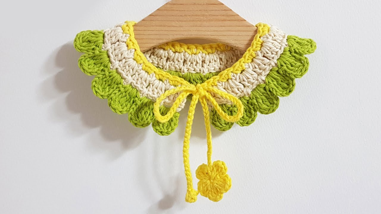 #149 Crochet collar - 아이 케이프[Eng]
