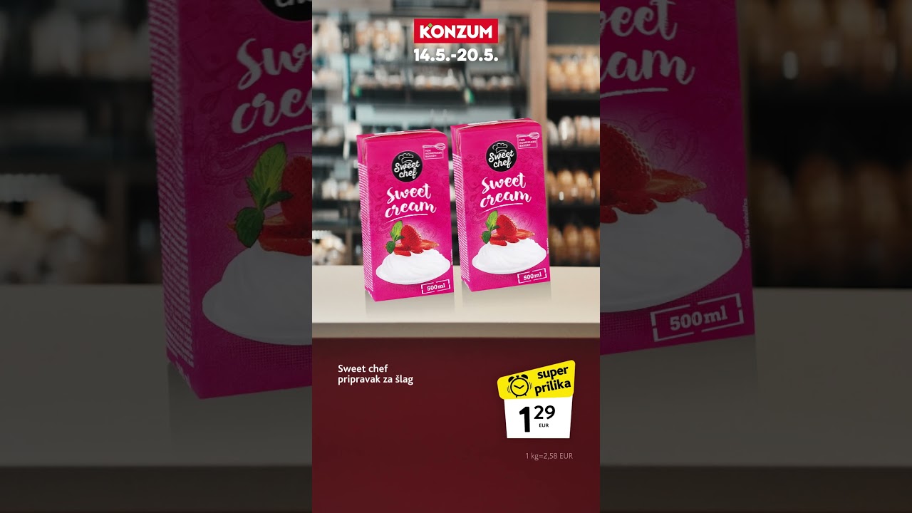 Provjereno dobri proizvodi - Sweet Chef pripravak za šlag