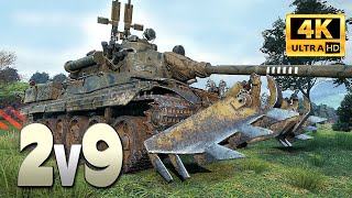 TVP T 50/51: เล่นเป็นทีมได้ดีในสถานการณ์ 2ต่อ9 - World of Tanks