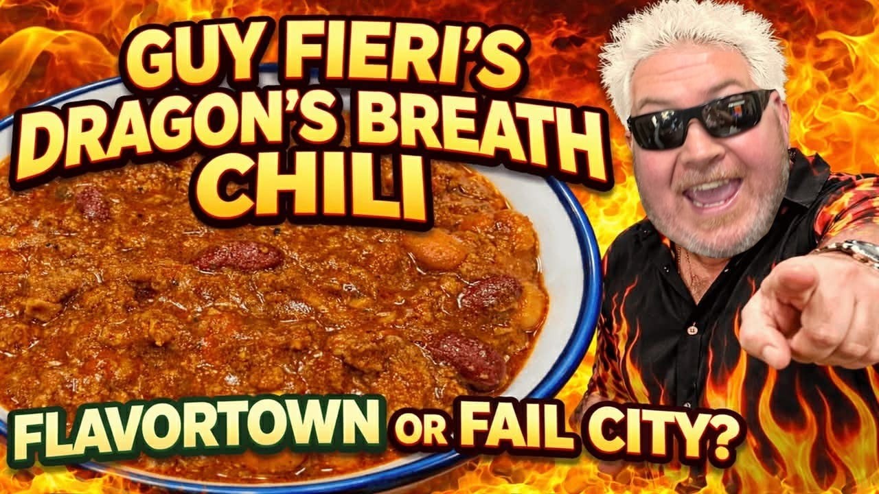 Рецепт чили «Дыхание дракона» от Гая Фиери — Незабываемое вкусовое приключение!