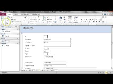 CAT 12 Database Office   15 Working with Different Views