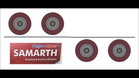 Top N Bottom Deburring Edge Rounding machine Both side in single pass