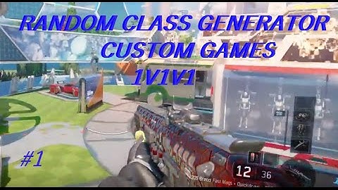 Random Class Generator custom match (Black ops 3)