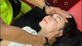 ASMR , Veronica had Face Sculpting Massage , De-puff Eyes  , Lift Cheekbones ,