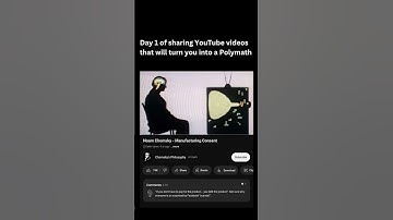 Day 1 of sharing YouTube videos that