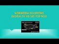 Digital TV NewMedia Solutions Digital TV Set Top box setup