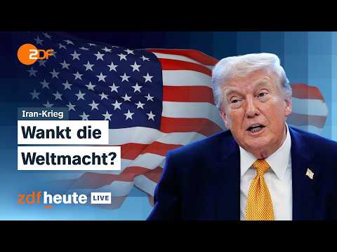 Wie gefährlich Trumps Militärintervention in Iran den USA werden kann | ZDFheute live analysiert