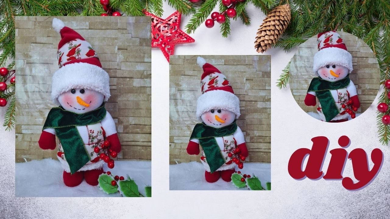 Снеговик своими руками из банки и переработанного картона для украшения на Рождество / своими рук...