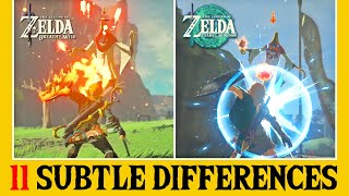 11 Other Subtle Differences between Zelda: Tears of the Kingdom and BOTW