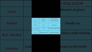 Eye Bumps: Stye vs Chalazion Summary