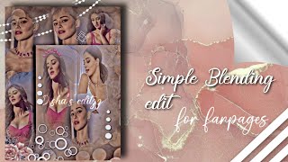 Simple Blending edit for fanpages 💗|| ft.Ananya Pandey || @Dishaseditzz screenshot 2