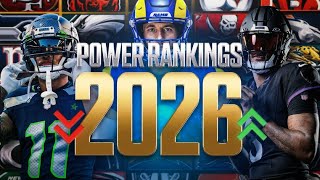 2026 NFL POWER RANKINGS WHO'S ON TOP #NFL #ESPN #football