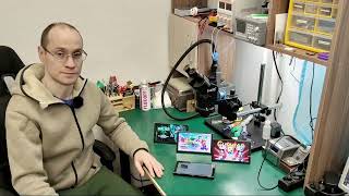 Видео отчёт по установке чипа Picofly в Nintendo Switch OLED г. Свободный