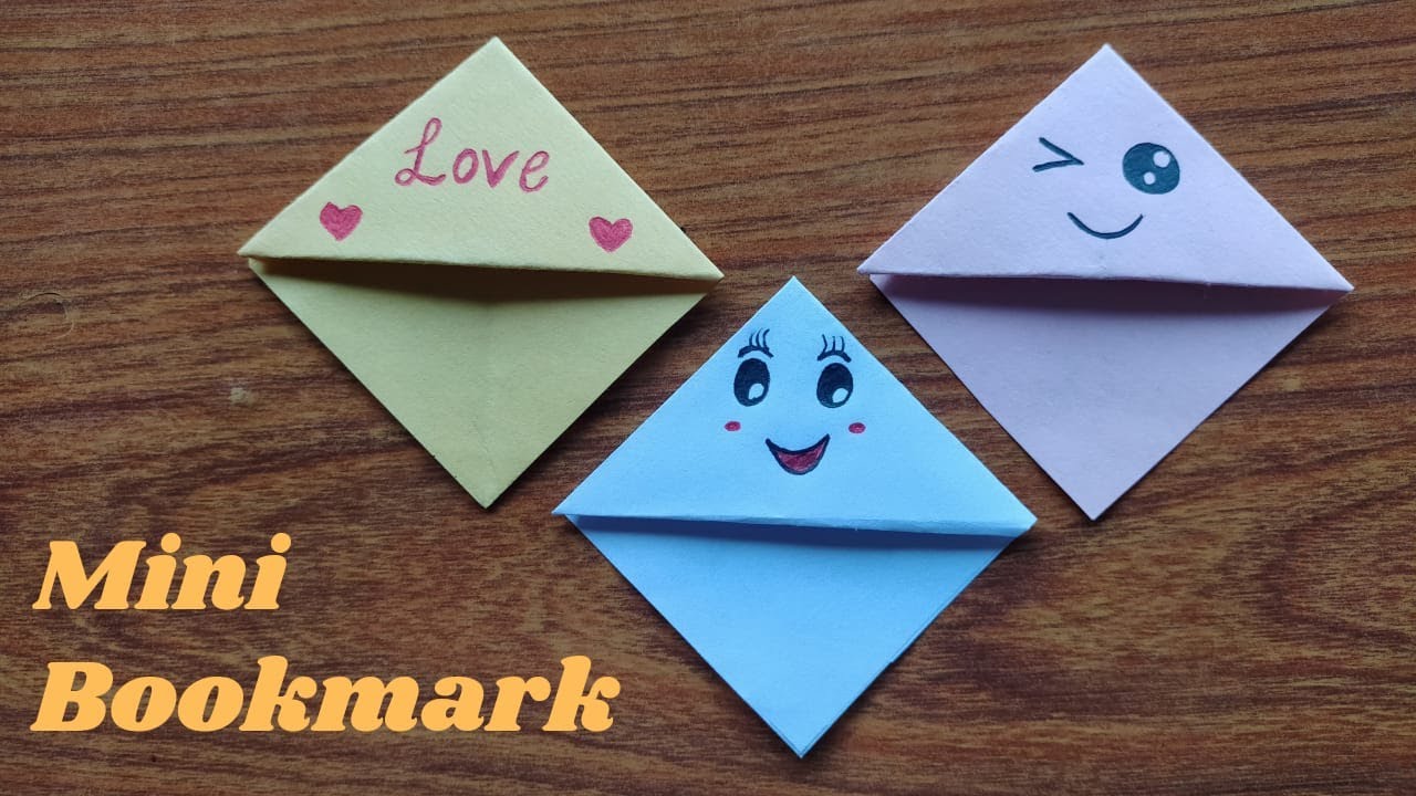 DIY Easy origami Bookmark | Easy crafts