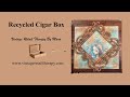 Blending Paint/Cigar Box Make Over Pt.1  www.vintageretailtherapy.com