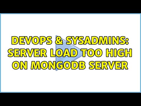 DevOps & SysAdmins: server load too high on mongodb server