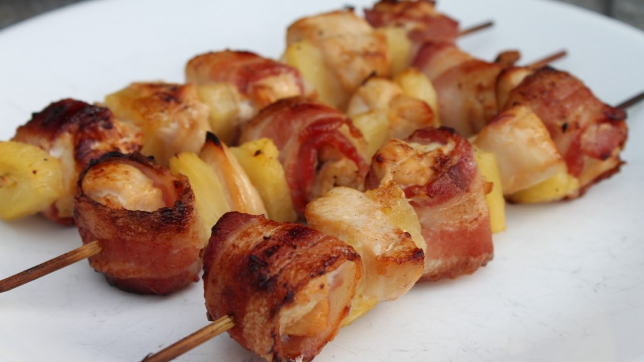 Ham and Pineapple Kabobs Recipe YouTube