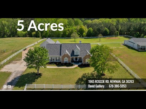 1965 Roscoe Rd, Newnan, GA home video tour