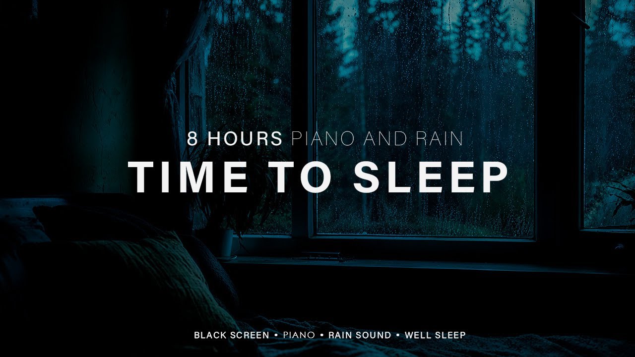 Relaxing Piano Music with Gentle Rain on Window – Sleep Music for Deep Sleep & Calm Mind #21