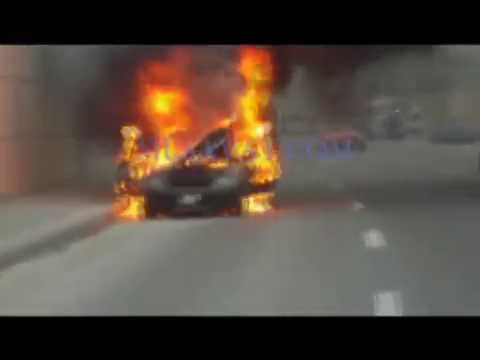 neftekhimik nizhnekamsk Bakıda “Audi” yanaraq külə döndü