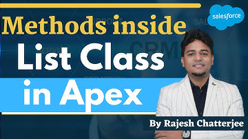 Methods inside List Class || By Rajesh Chatterjee
