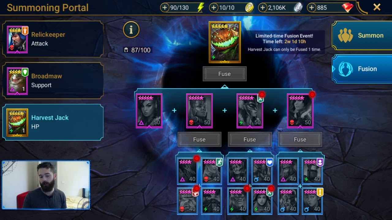Raid Shadow Legends Harvest Jack Fusion Event Talk Youtube