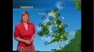 BBC Weather 23rd July 1996: Severe thunderstorms, golf ball sized hail